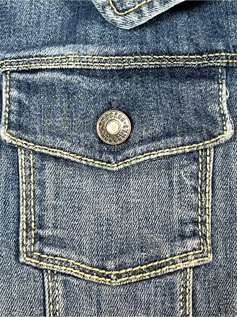 Classic‎ Stretch Denim Trucker Jacket Girls 10-12 Medium Wash Gymboree L